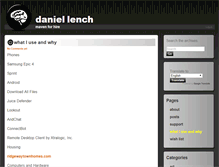 Tablet Screenshot of daniellench.com